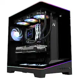 Andromeda Insights - Galaxy V4 Gaming PC, Radeon RX 9070 XT 16GB, Ryzen 7 9800X3D, 32GB DDR5, 2TB SSD - Black