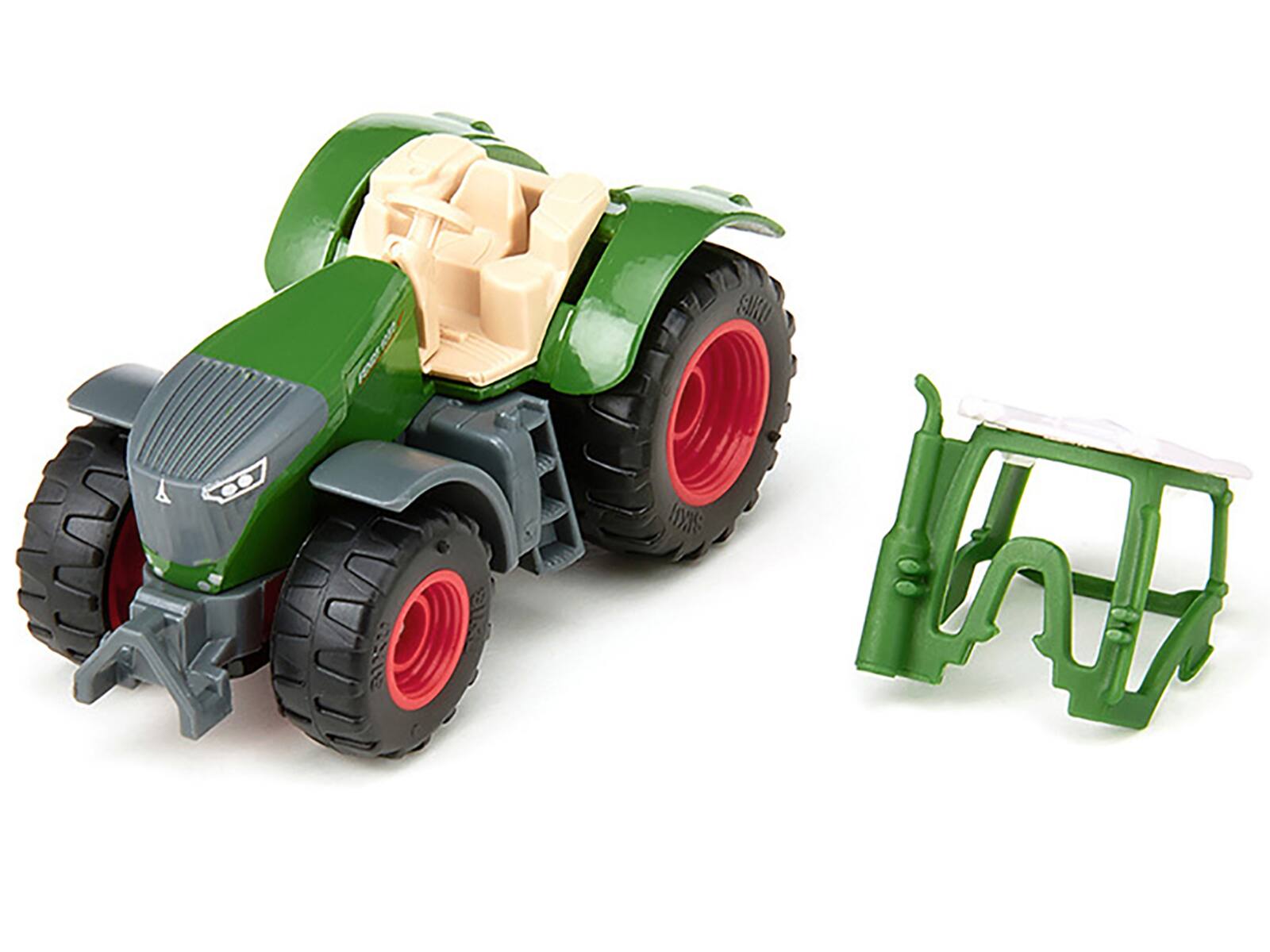 Angle. SIKU - Fendt 1050 Vario Tractor Green with White Top Diecast Model by Siku - Green with White.