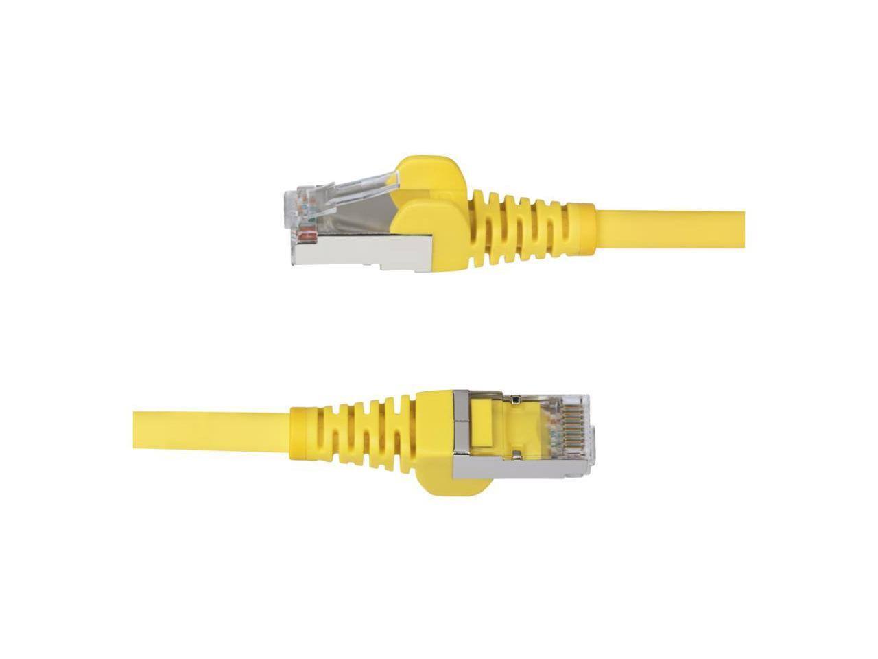 Alt View 2. StarTech.com - StarTech 5ft Yellow CAT6a Ethernet Cable Model NLYL-5F-CAT6A-PATCH.