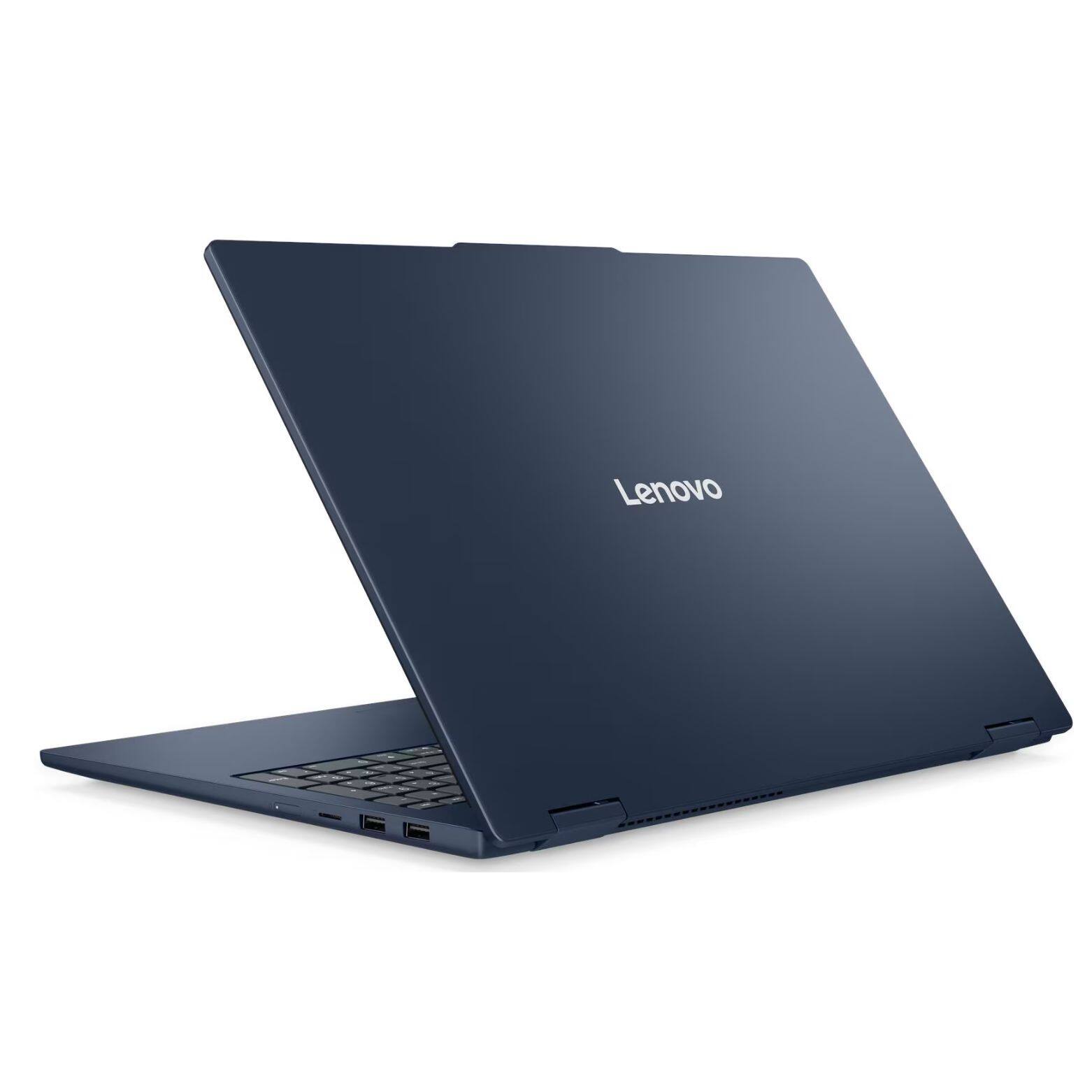 Alt View 5. Lenovo - IdeaPad 5i 16" WUXGA Touchscreen AMD Ryzen AI 7 350 2.0 GHz up to 5.0 GHz 16GB RAM 1TB SSD Windows 11 Home - Blue.