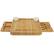 Alt View 1. MegaChef - MegaChef Bamboo Charcuterie Cheese Board Set with Ramekins and Slide Out Cutlery Drawer - Brown.