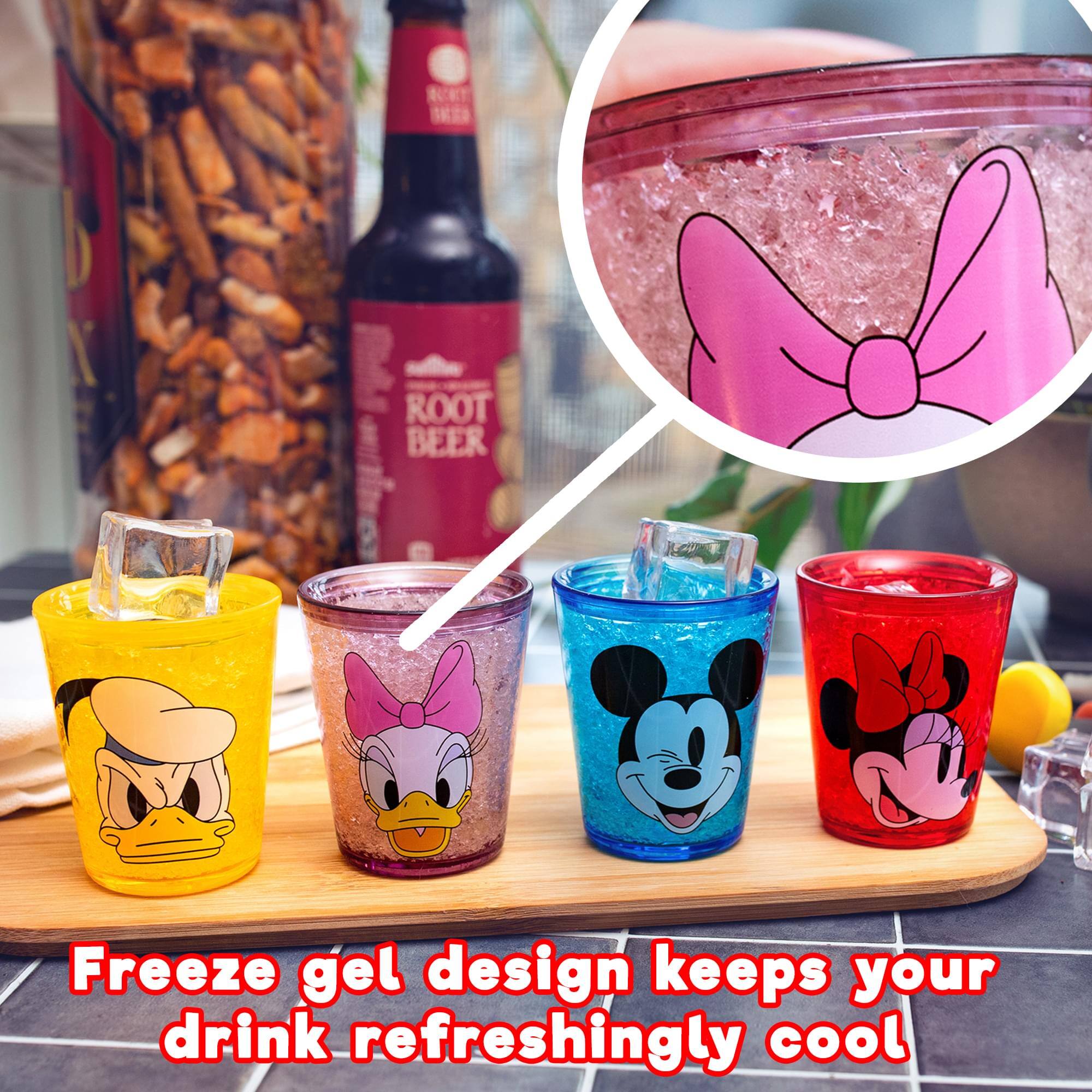 Freeze gel design keeps your drink refreshingly cool