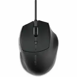 Kensington - Pro Fit Ergo MY435 EQ Wired Mouse - PC, Mac - Mid Size Mouse - Optical - Cable - USB Type C - 2400 - Wired - Black