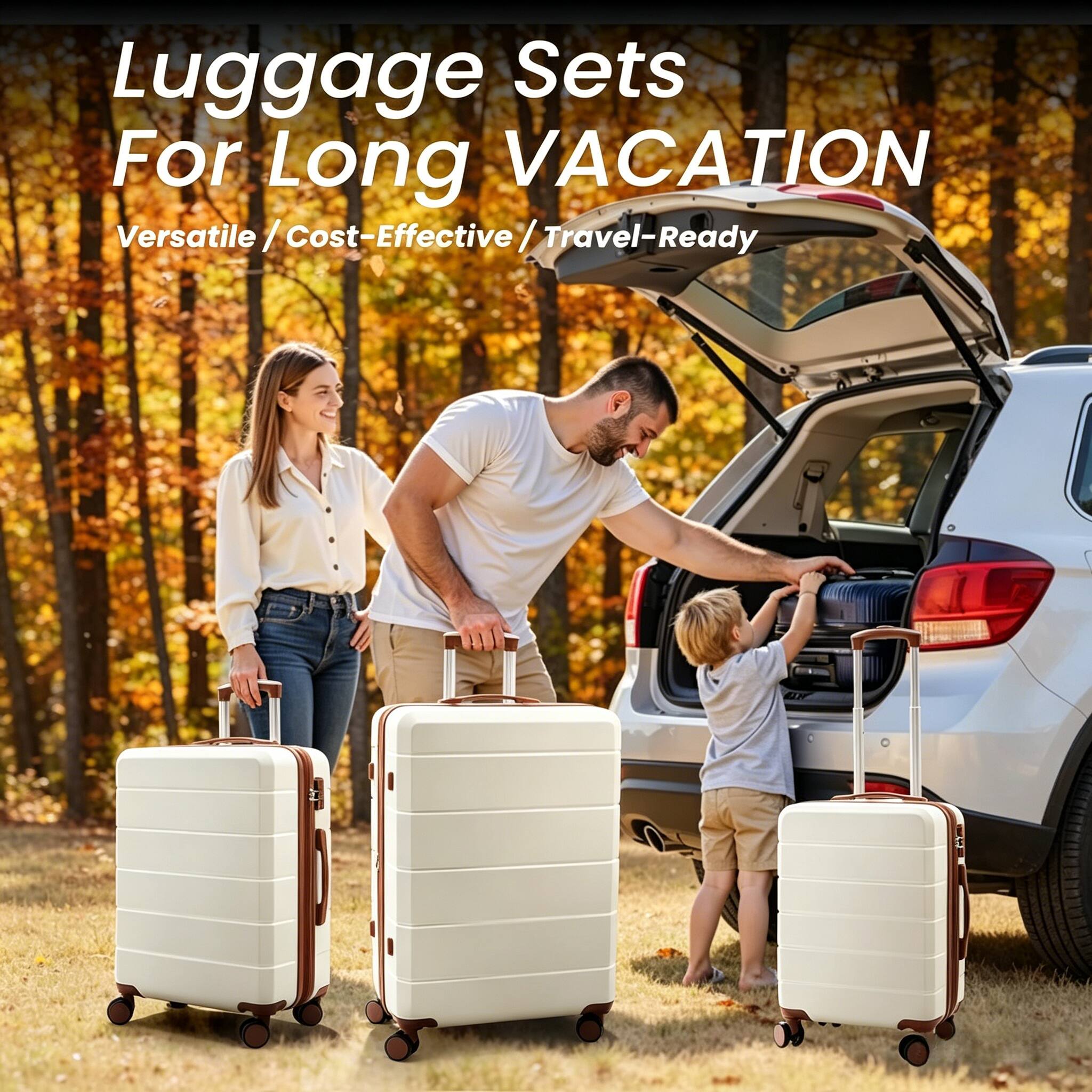 Luggage Sets For Long Vacation  
Versatile / Cost-Effective / Travel-Ready