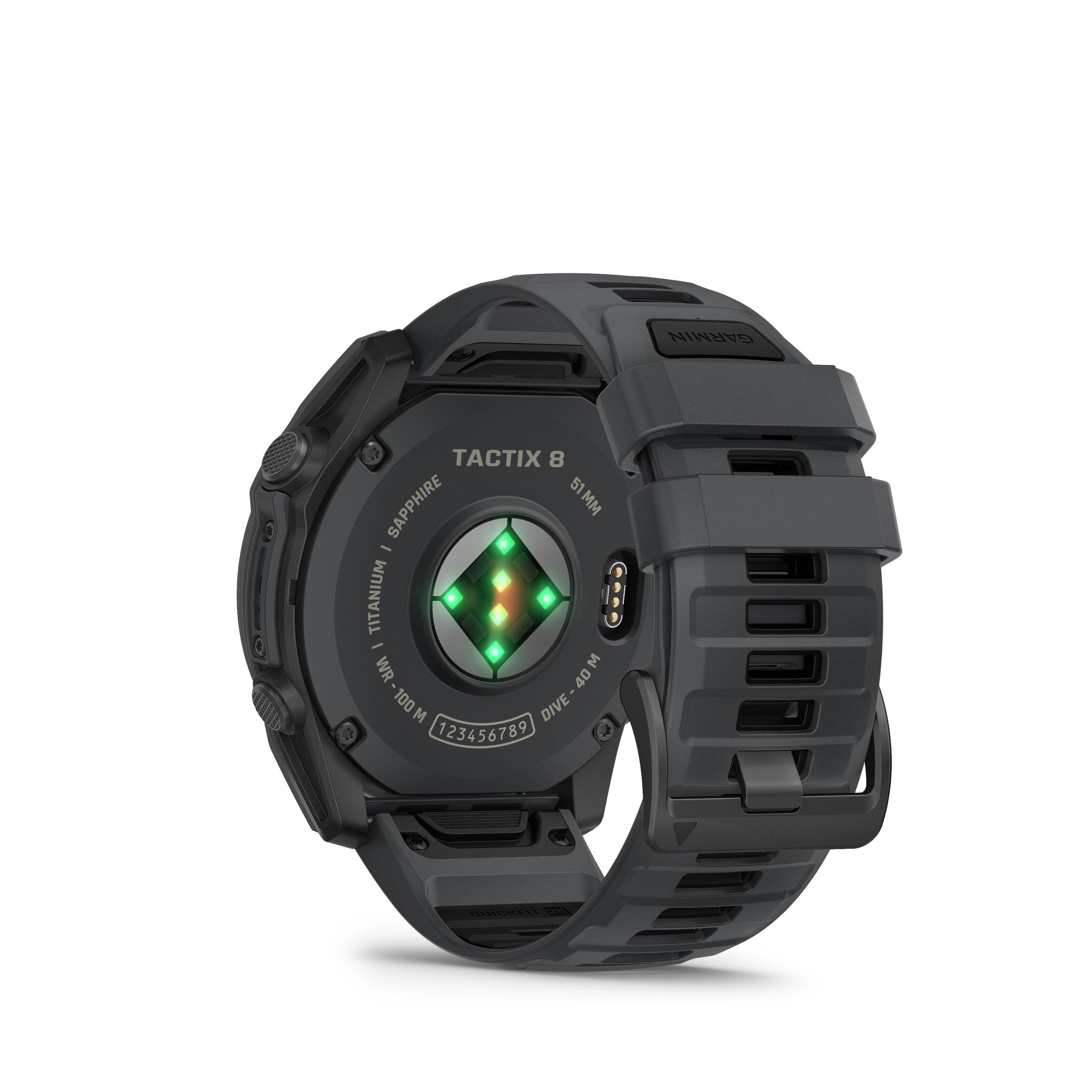 GARMIN TACTIX 8 51 SAPPHIRE WW - TITANIUM I WR 100M 40-100 DIVE M 123456789