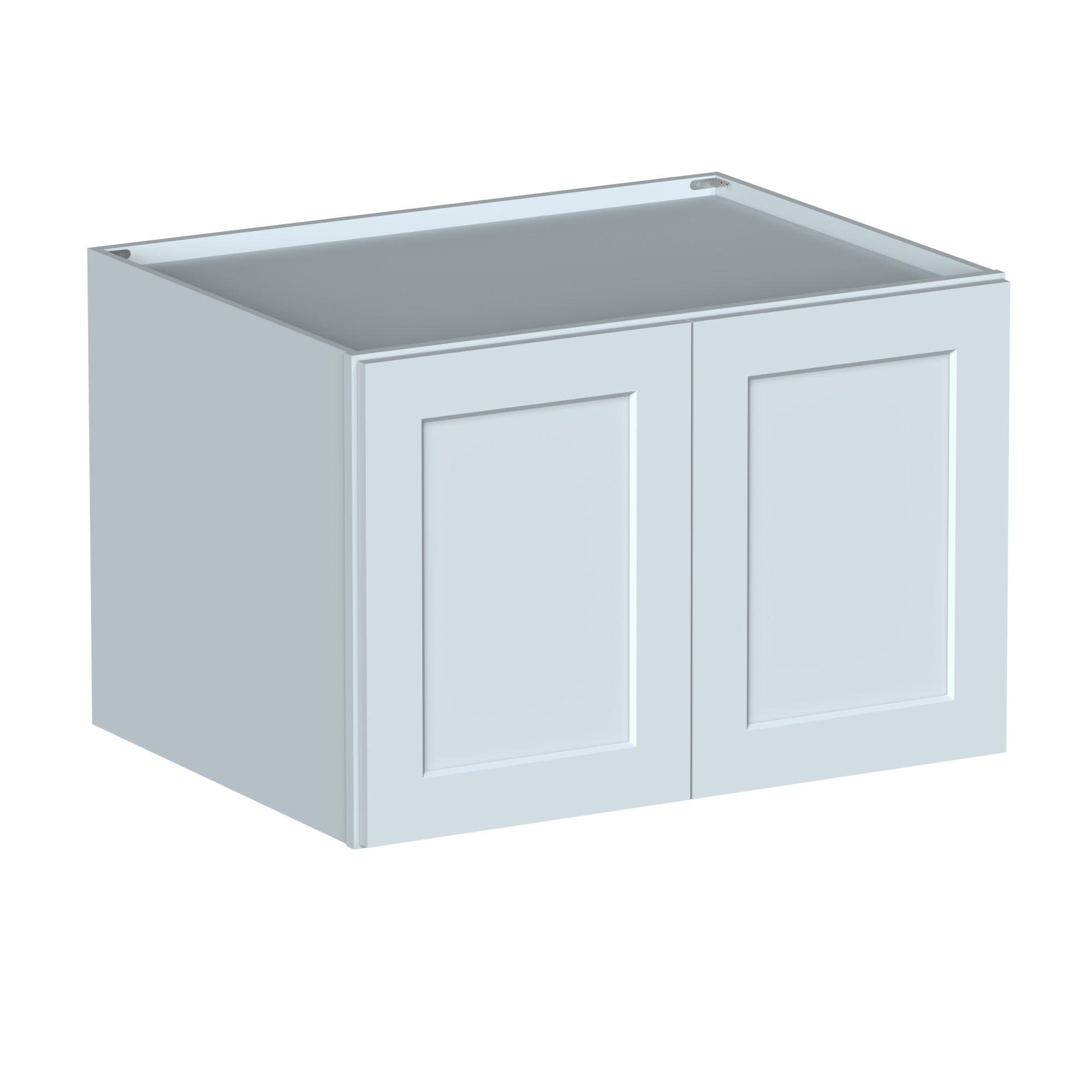 Alt View 1. Boyel Living - Dove Gray Deep Wall Cabinets 24.Wx27in.H Ready to Assemble Kitchen Cabinets 2Doors HDF Door - DOVE GRAY.