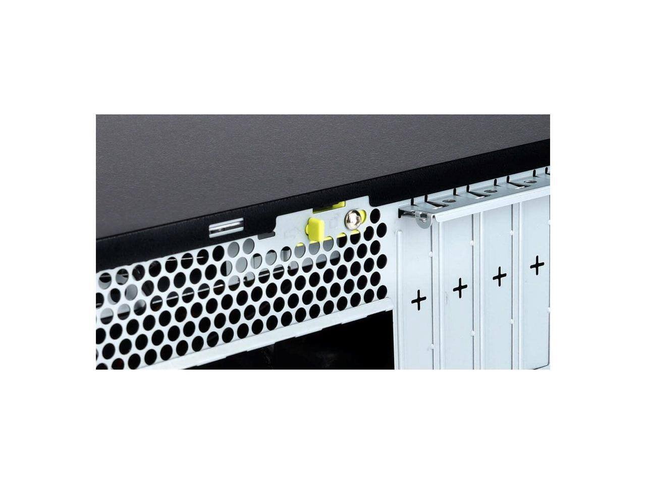 Alt View 4. In Win - In Win Computer Case - Desktop - Black - 300 W - Power Supply Installed - Micro ATX Motherboard Supported - Black.