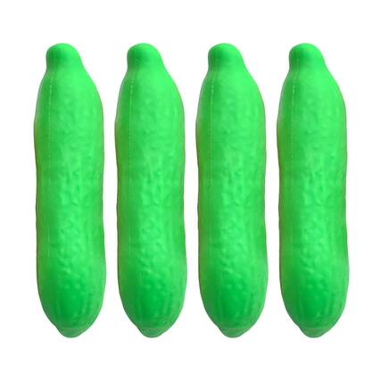 Front. Puka Creations - Pickle Squishy 11-Inch Stress Reliever | Set Of 4.