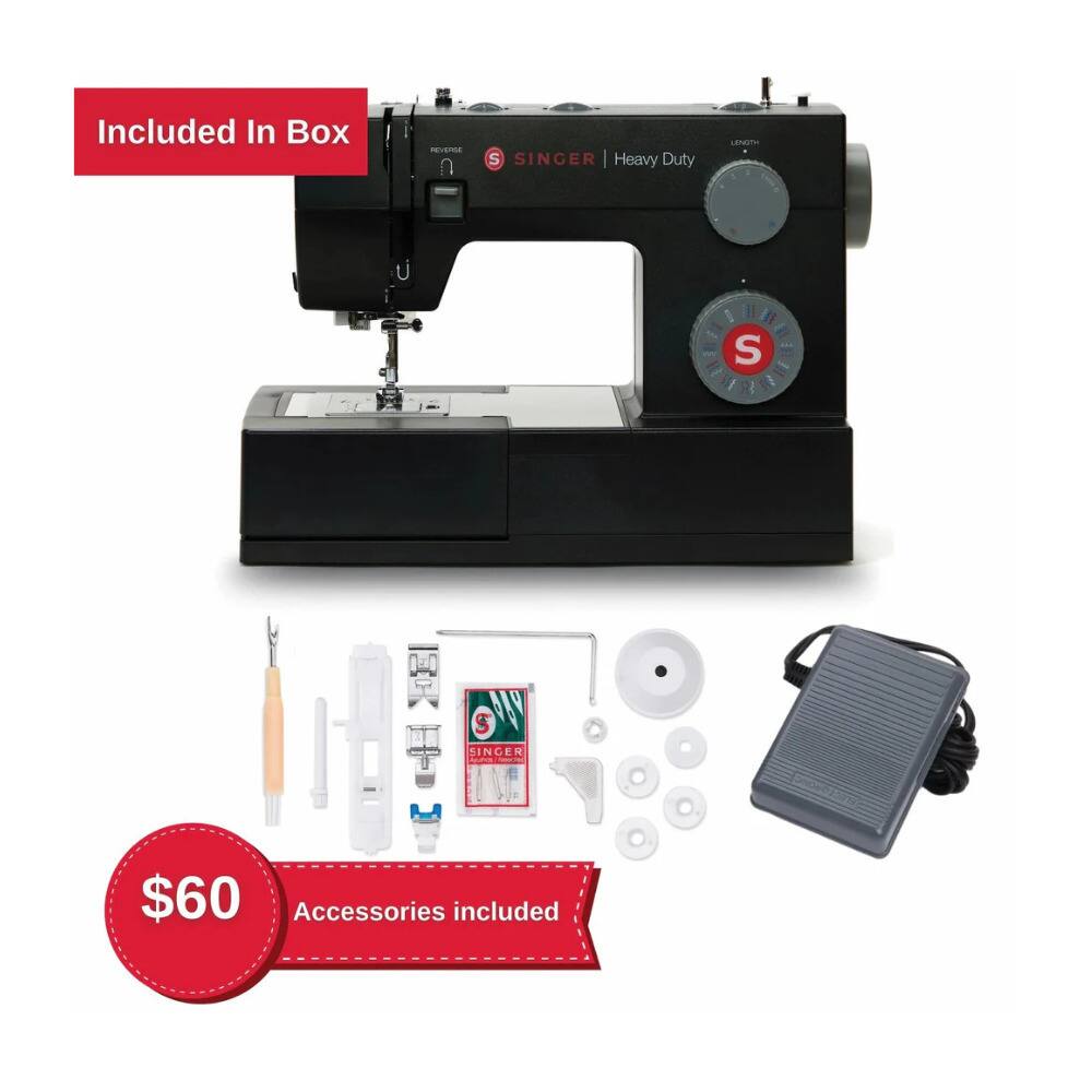 Included In Box: SINGER Heavy Duty LNA I / S - R S SINGER Ae - $60 Accessories included
