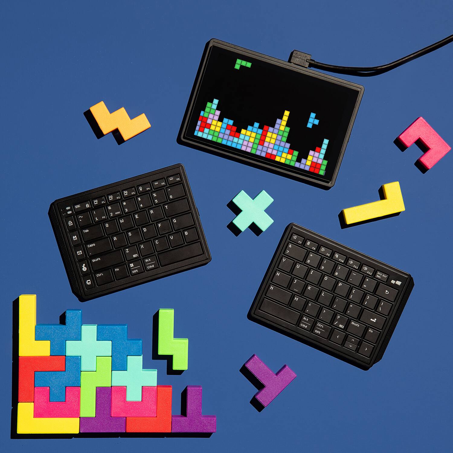 MP Mobile Pixels Tetra Keyboard Wireless Connectivity Bluetooth