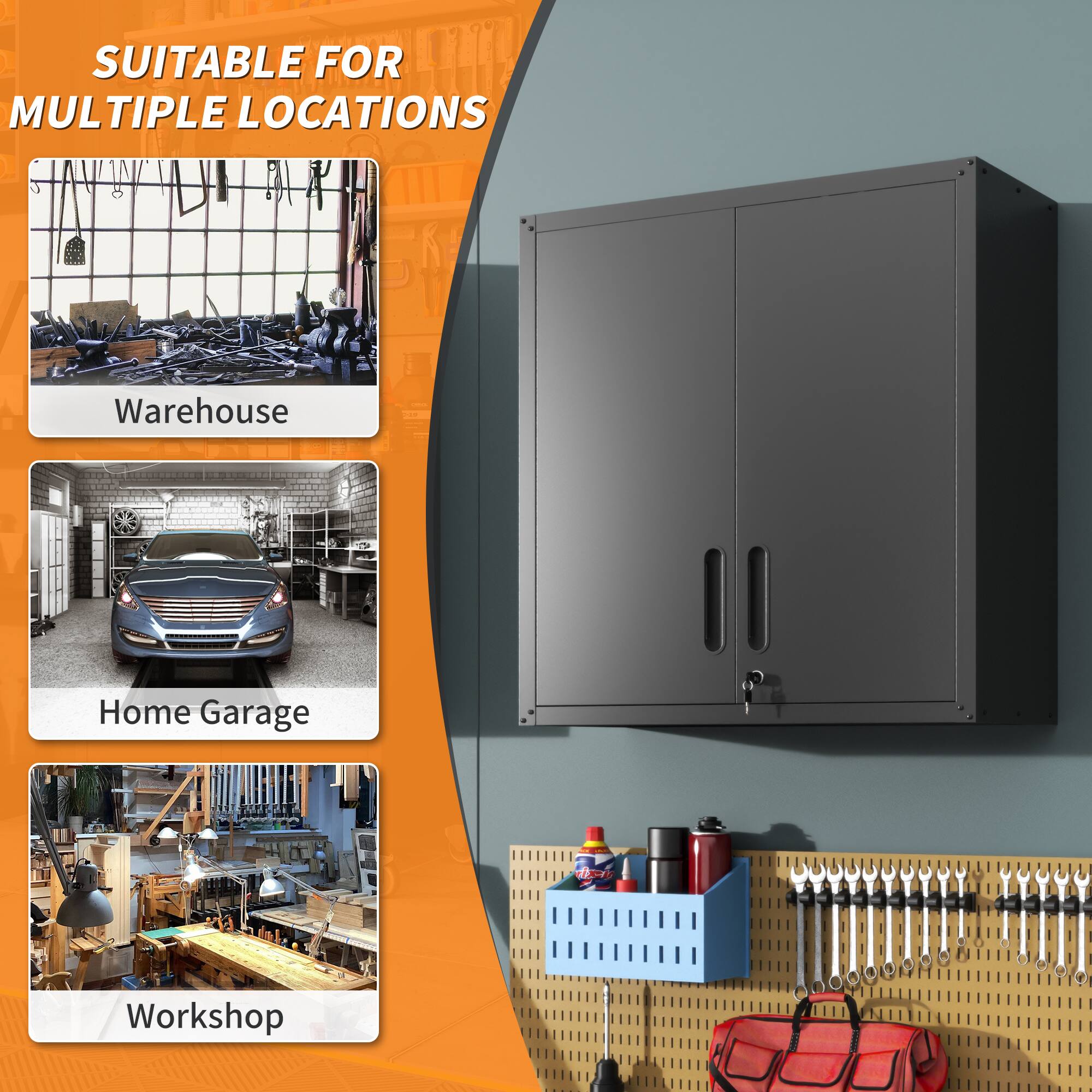 SUITABLE FOR MULTIPLE LOCATIONS

- Warehouse
- Home Garage
- Workshop