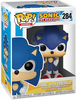 Funko - POP! Games: Sonic - Sonic with Emerald - COLLECTIBLES - Multicolor
