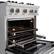 Alt View 12. ZLINE - ZLINE 30 in. Classic Dual Fuel Satin Steel Stainless Range w/ 4 Burners & Convection Oven (CDRS-30) - Stainless Steel.
