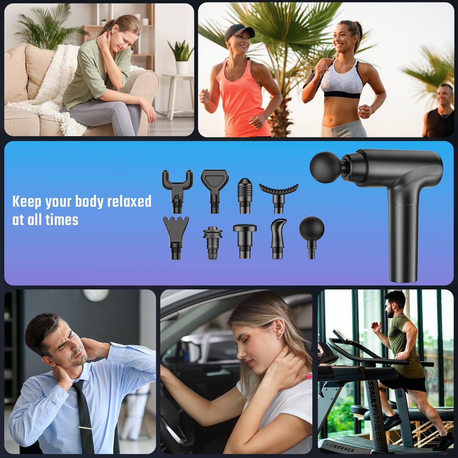 Keep your body relaxed at all times

AIRRUNNER
SSAULTFITNESS