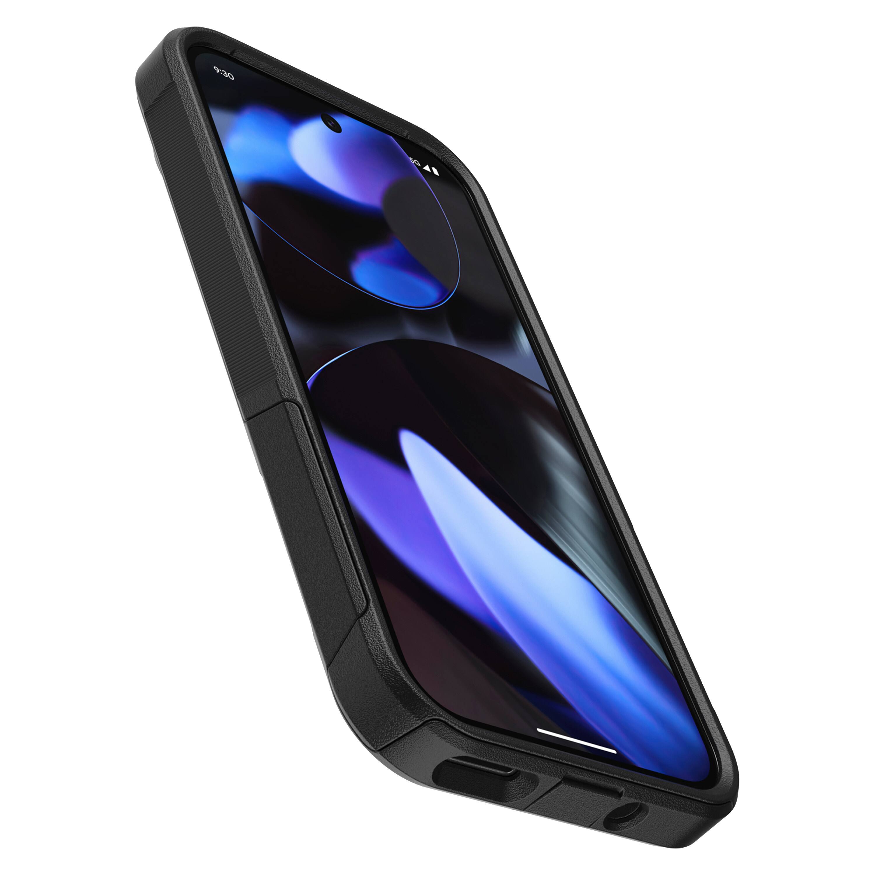 Left. OtterBox - Commuter Series Hard Shell for Google Pixel 9 / Pixel 9 Pro - Black.