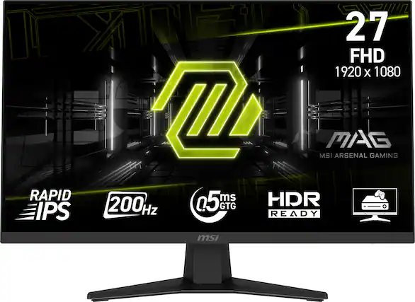 RAPID IPS 27 FHD 1920 X 1080 MSI ARSENAL GAMING HDR 200 Hz 0.5 GTG READY MSI