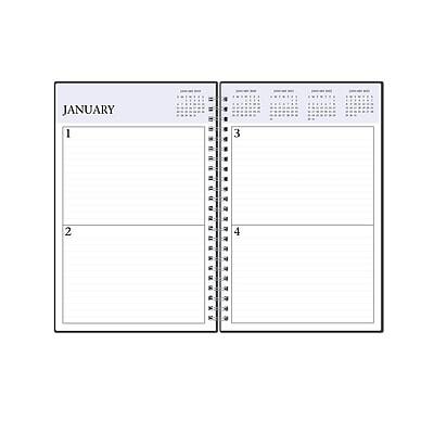 Alt View 1. Blue Sky - Blue Sky Passages 5.5" x 8.5" Planner, Charcoal (113565) - Charcoal.