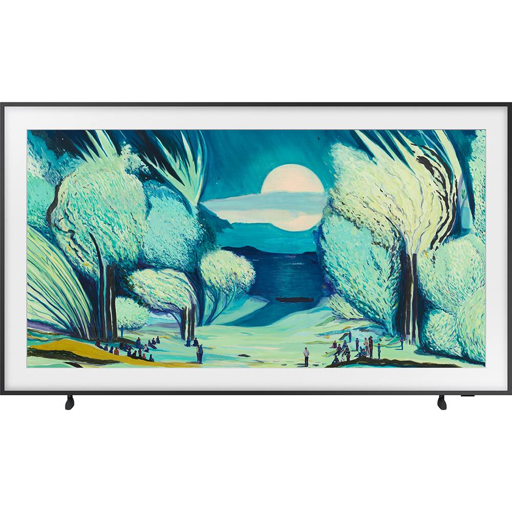 Alt View 2. Samsung - 55" The Frame QLED 4K AI Smart TV (2025) QN55LS03FAFXZA w/ White Bezel +  26 Month Extended Protection Warranty Bundle.