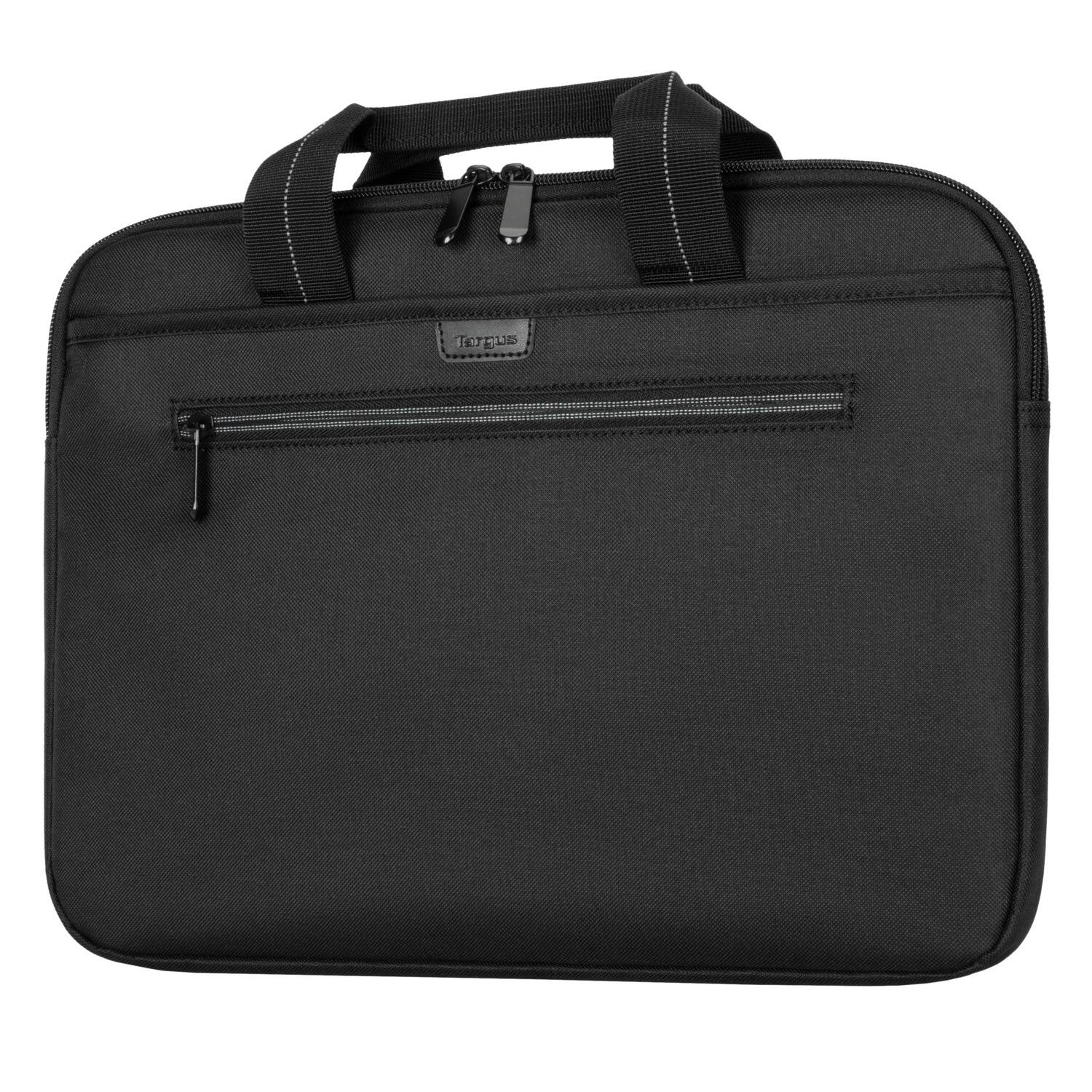 Left. Targus - 15.6" Slipskin Sleeve with Handles - Black.