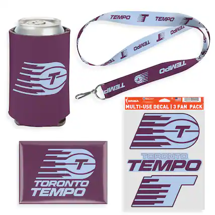 WNBA
WI-CRAFT
MULTI-USE DECAL | 3 FAN PACK
TORONTO TEMPO
TEMPO
TEMPO
TEMPO