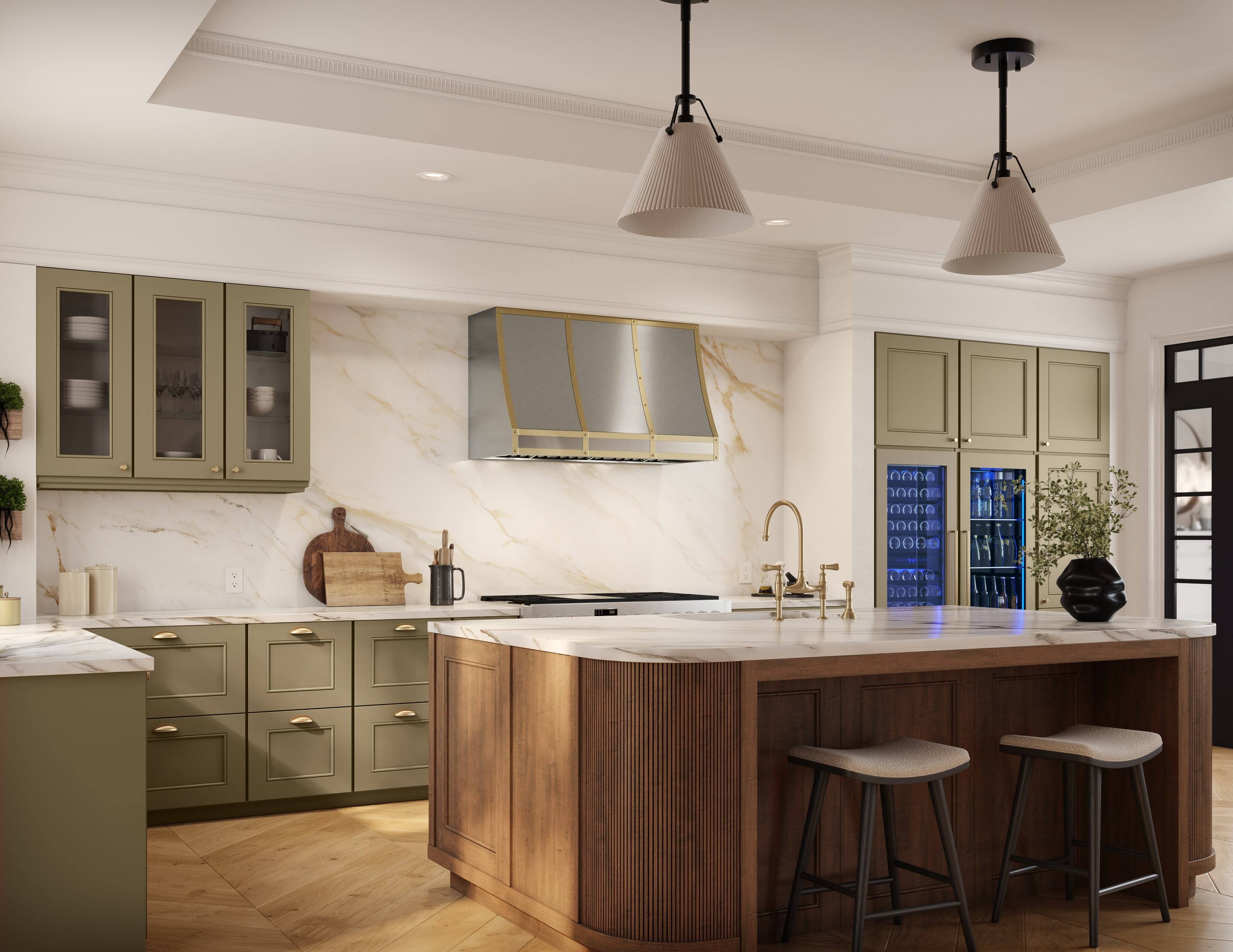 Alt View 19. Zephyr - Banding Kit for CHFT48ASX - Satin Gold.