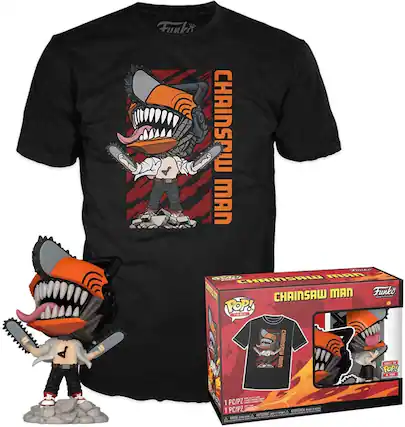 Funko CHAINSAW MAN Funko. POP! CHAINSAW MAN T-shirt 1 PC/PZ 1 PC/PZ A w - AC ADERTINCA