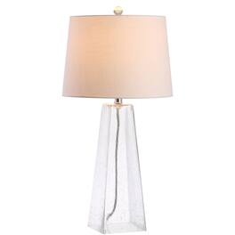 Jonathan Y - Dylan 28.5" Glass LED Table Lamp - Clear