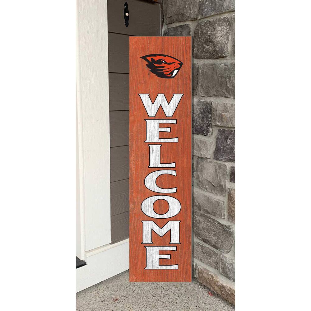 Alt View 1. Jardine - Oregon State Beavers 12'' x 48'' Welcome Leaner - Orange.