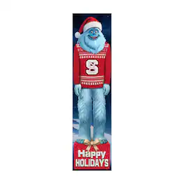Fan Creations - NC State Wolfpack 48" Yeti Christmas Leaner - Multicolor