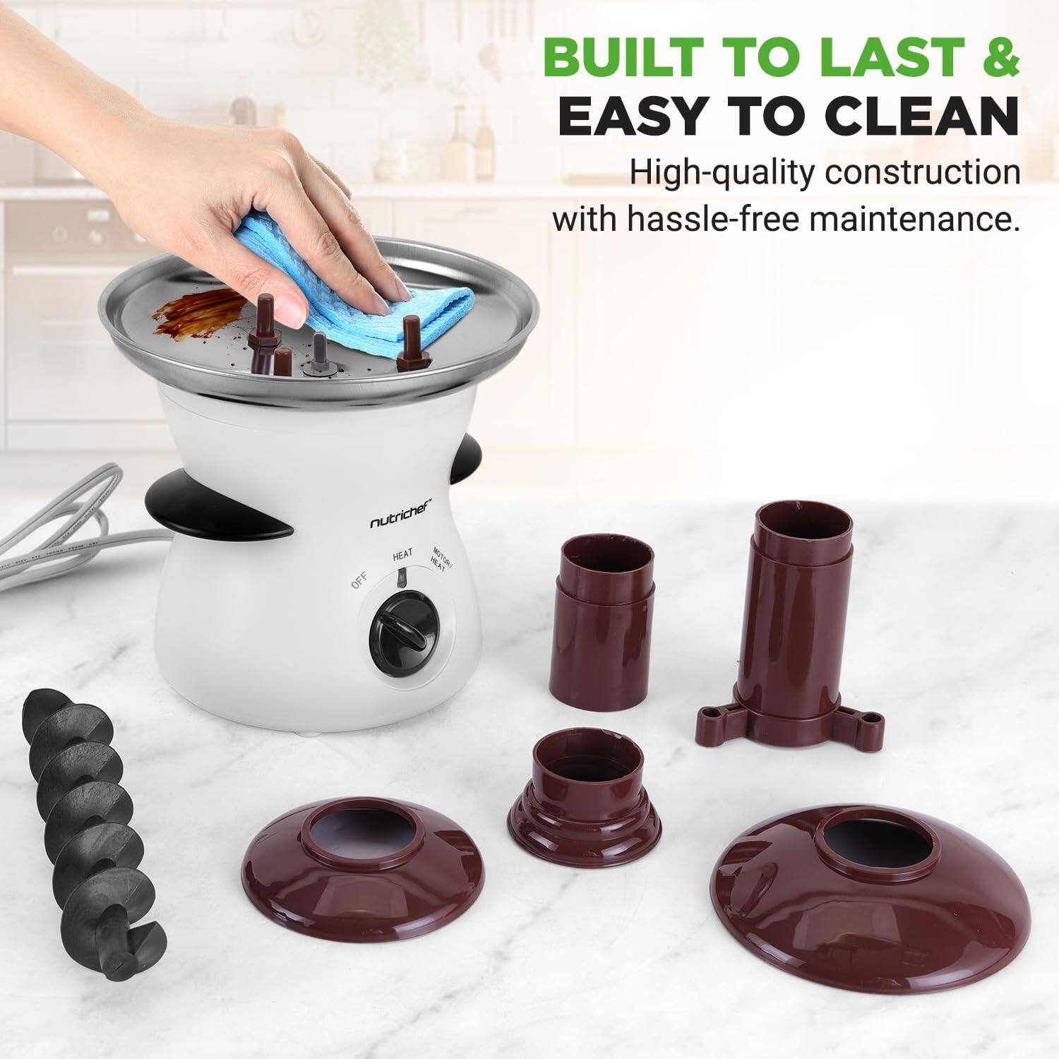 BUILT TO LAST & EASY TO CLEAN  
High-quality construction with hassle-free maintenance.  

nutricher HEAT - A 1E47 OFF