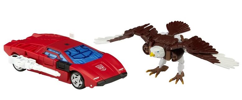 Alt View 4. Transformers - WFC-K42 Sideswipe and Maximal Skywarp Deluxe Class | Transformers Generations War for Cybertron Kingdom Chapter.