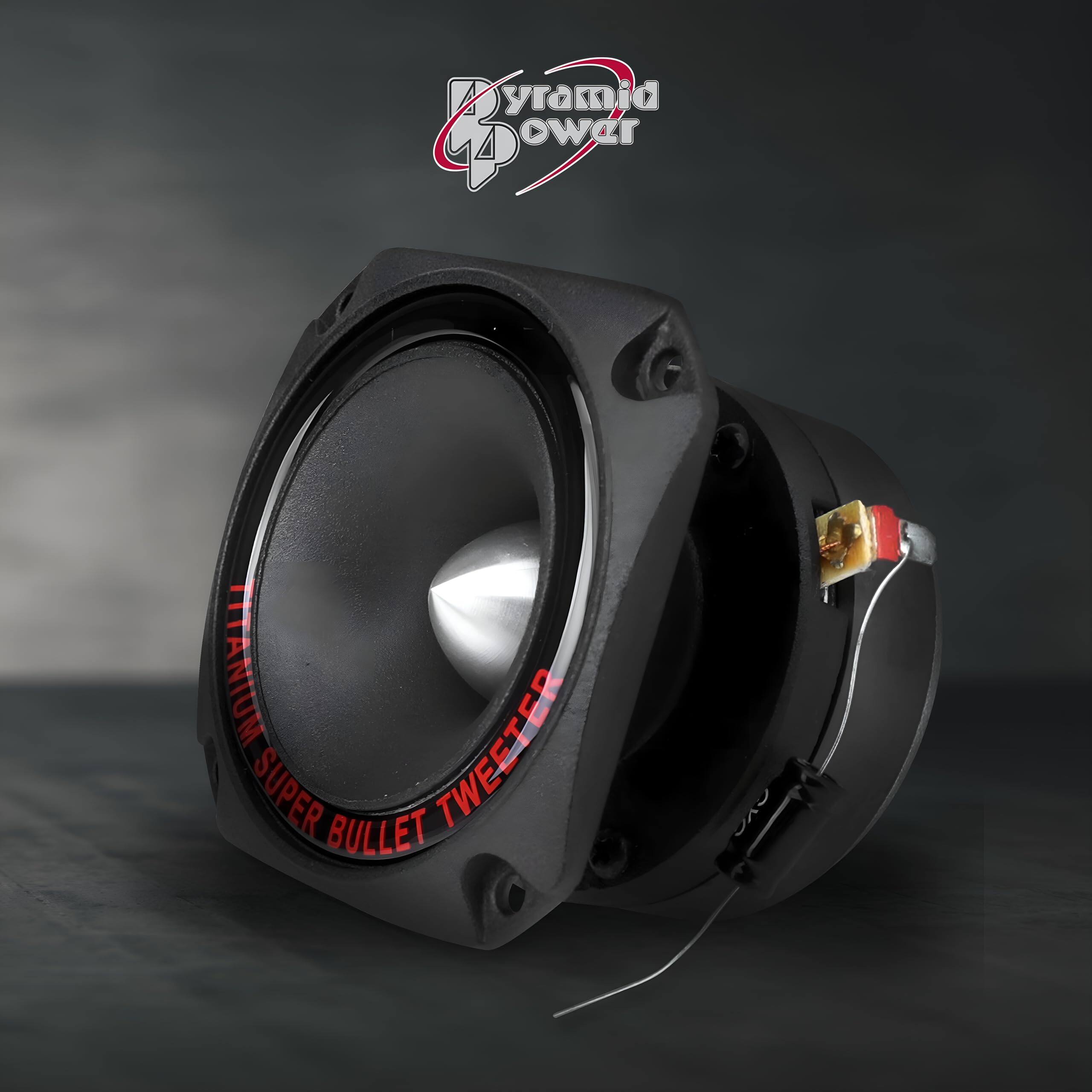 Pyramid TW44 1” Audio Car Tweeter Speaker, 300W Peak, 2k 20kHz