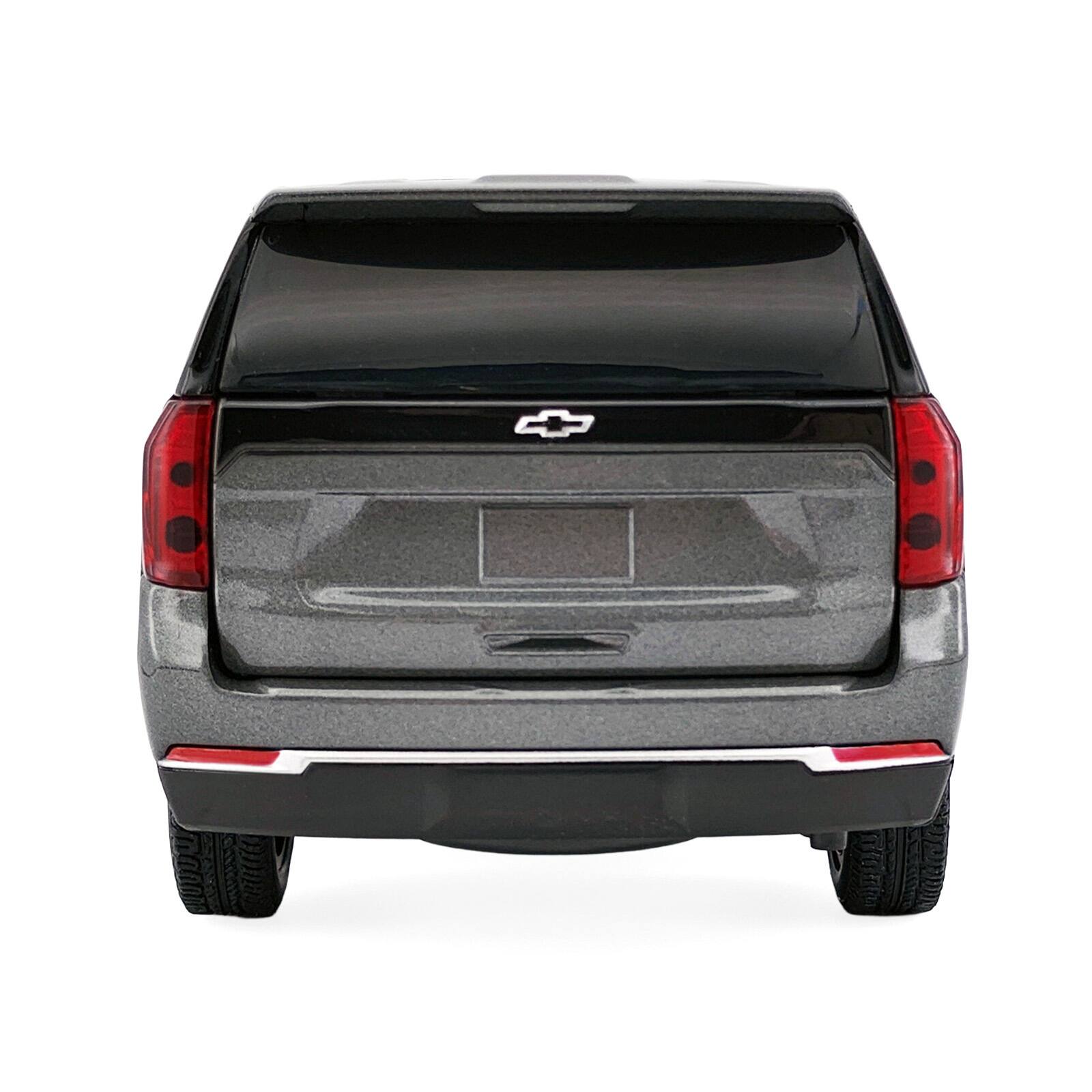Alt View 4. Motormax - 2025 Chevrolet Tahoe PPV Dark Gray Metallic "Custom Builder's Kit" 1/24 Diecast Model Car by Motormax.