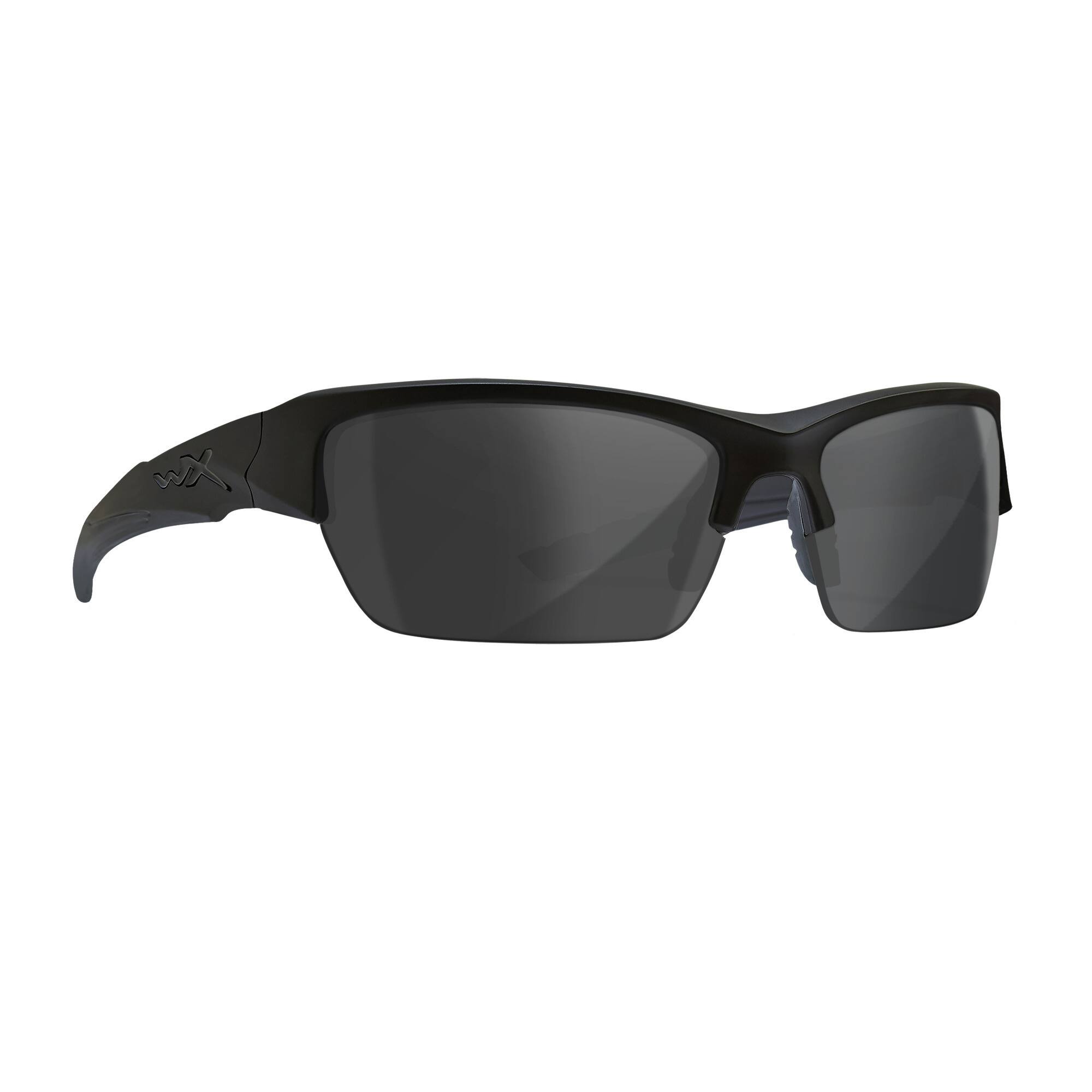 Back. Wiley X - Wiley X Changeable WX Valor Sunglasses (Polarized Smoke Gray Lens) - Gray.
