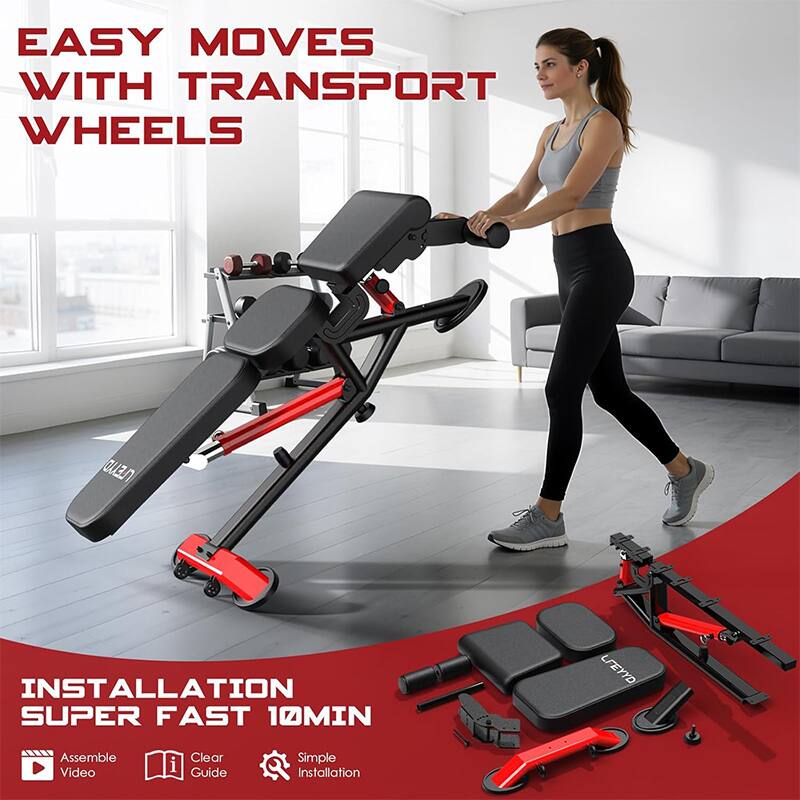 EASY MOVES WITH TRANSPORT WHEELS

INSTALLATION SUPER FAST 10MIN

Assemble Video
Clear Guide
Simple Installation