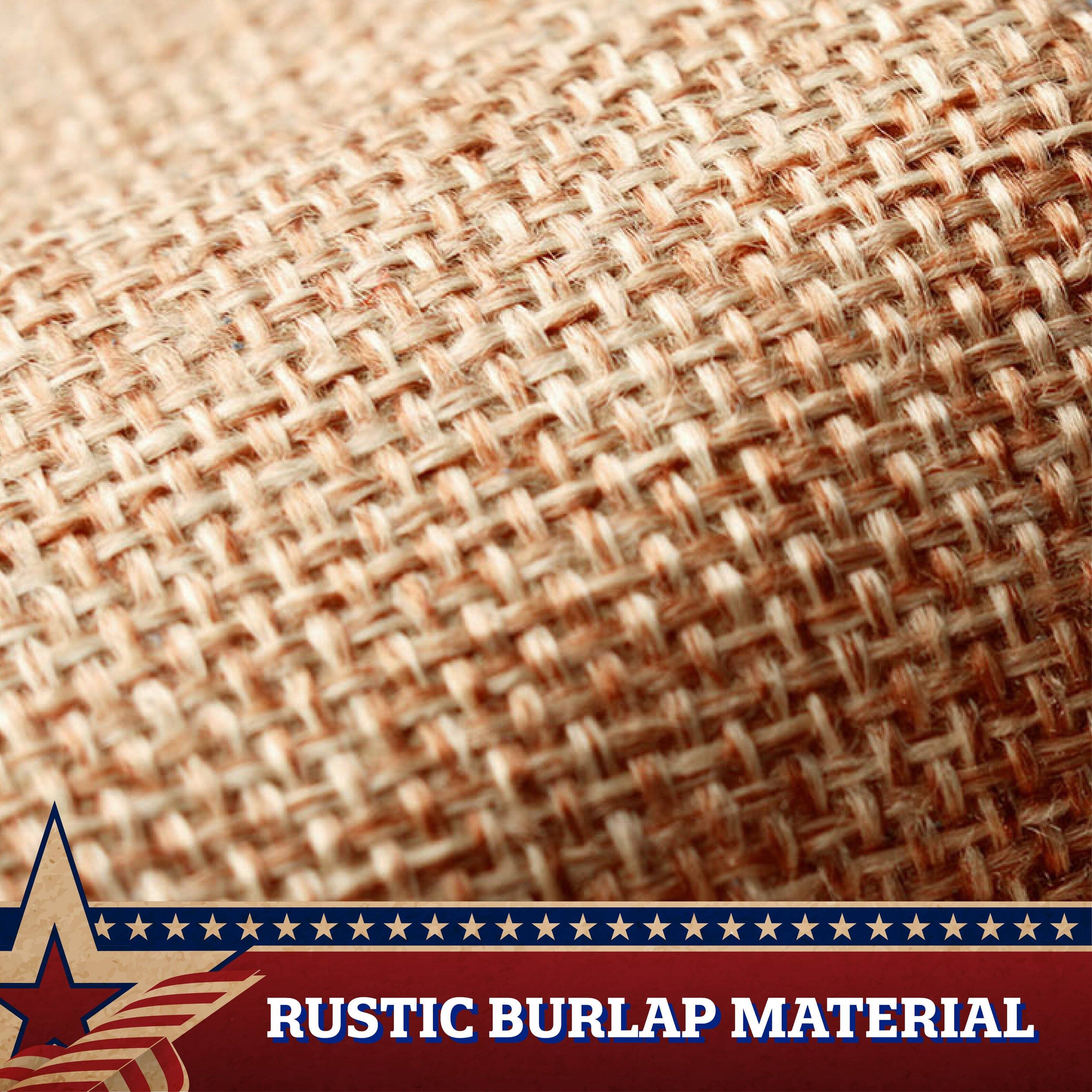 RUSTIC BURLAP MATERIAL
