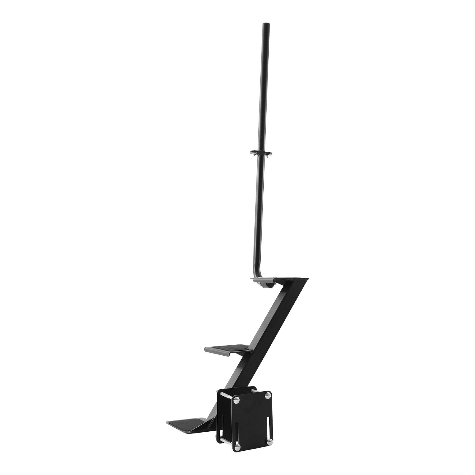Alt View 5. VEVOR - Boat Trailer Steps, 3-Step, Heavy-Duty Boat Trailer Steps with Handle, Non-Slip Surface, 3 Mounting Angle Options - Black.