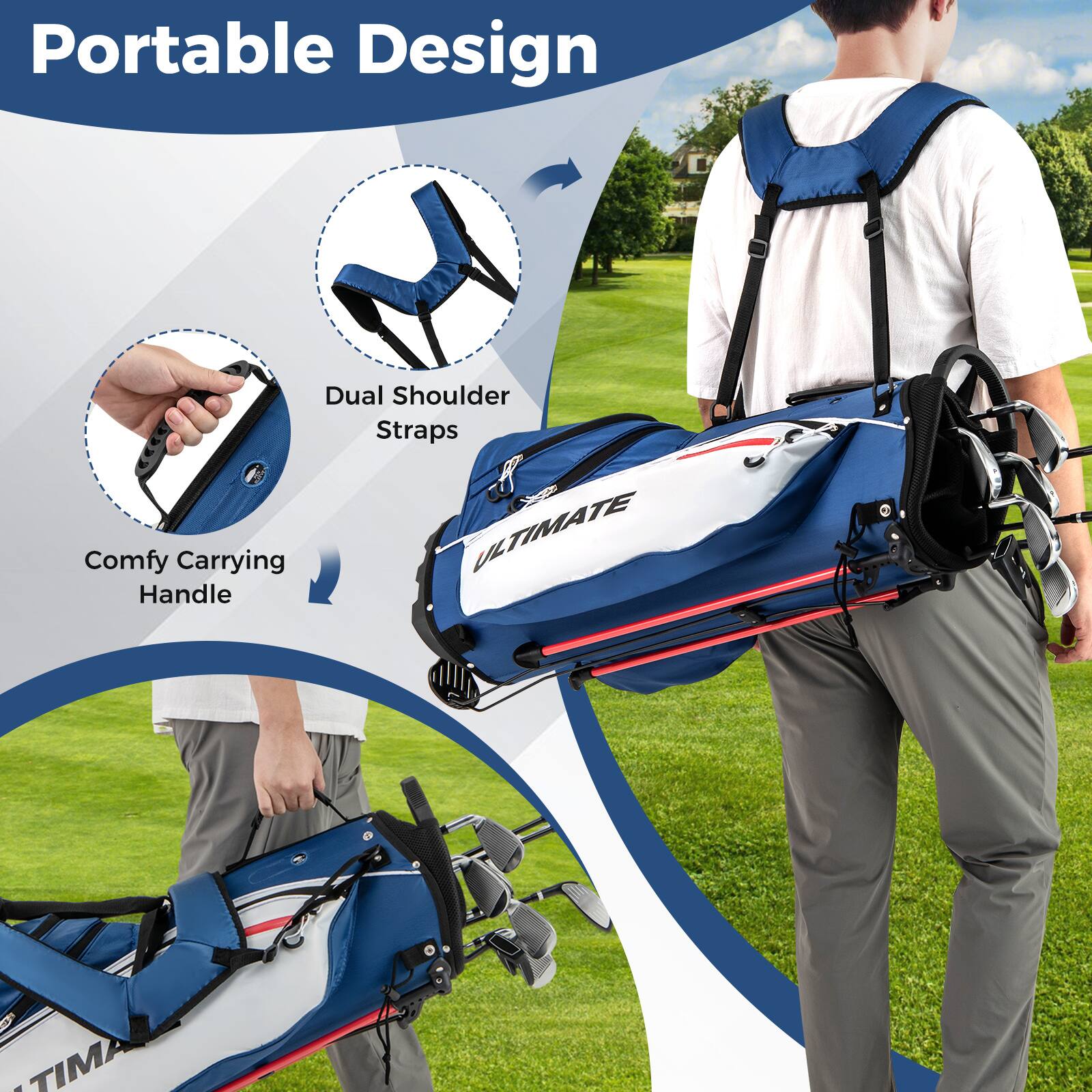 Portable Design

Dual Shoulder Straps

Comfy Carrying Handle