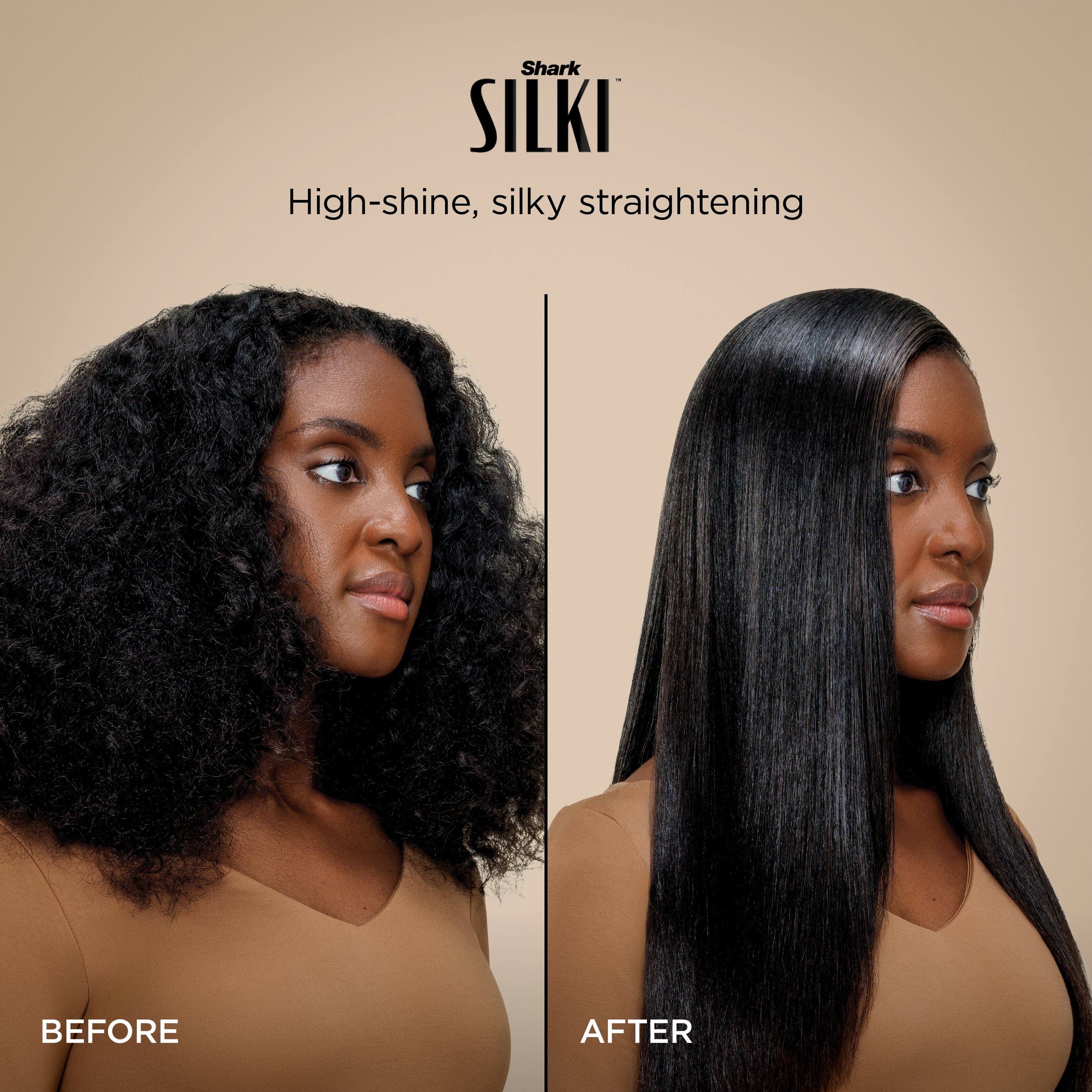 Shark SILKI  
High-shine, silky straightening  

BEFORE  
AFTER