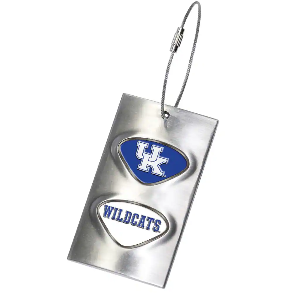Jardine - Kentucky Wildcats 3.5'' x 2'' Bag Tag - Silver