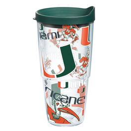 Tervis - Miami Hurricanes 24oz. All Over Classic Tumbler - Multicolor