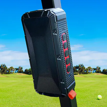 Front. Alchemy Casas - Pro Portable Magnetic Golf Wireless Waterproof Ipx6 shockproof 3rd Generation Speakers For Cart 24hour - TWS & SD Card function.