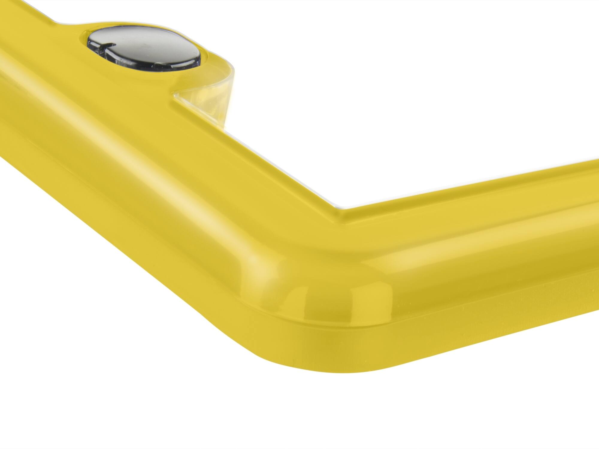 Alt View 1. WeatherTech - ColorFrame | License Plate Frame with Multi-Flex Gasket and Stainless Steel Hardware - Yellow.