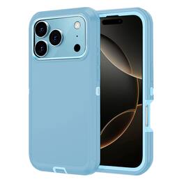 Entronix - Case Compatible with iPhone 18 Pro Max - Triple-Layer Heavy Duty Protection - Baby Blue