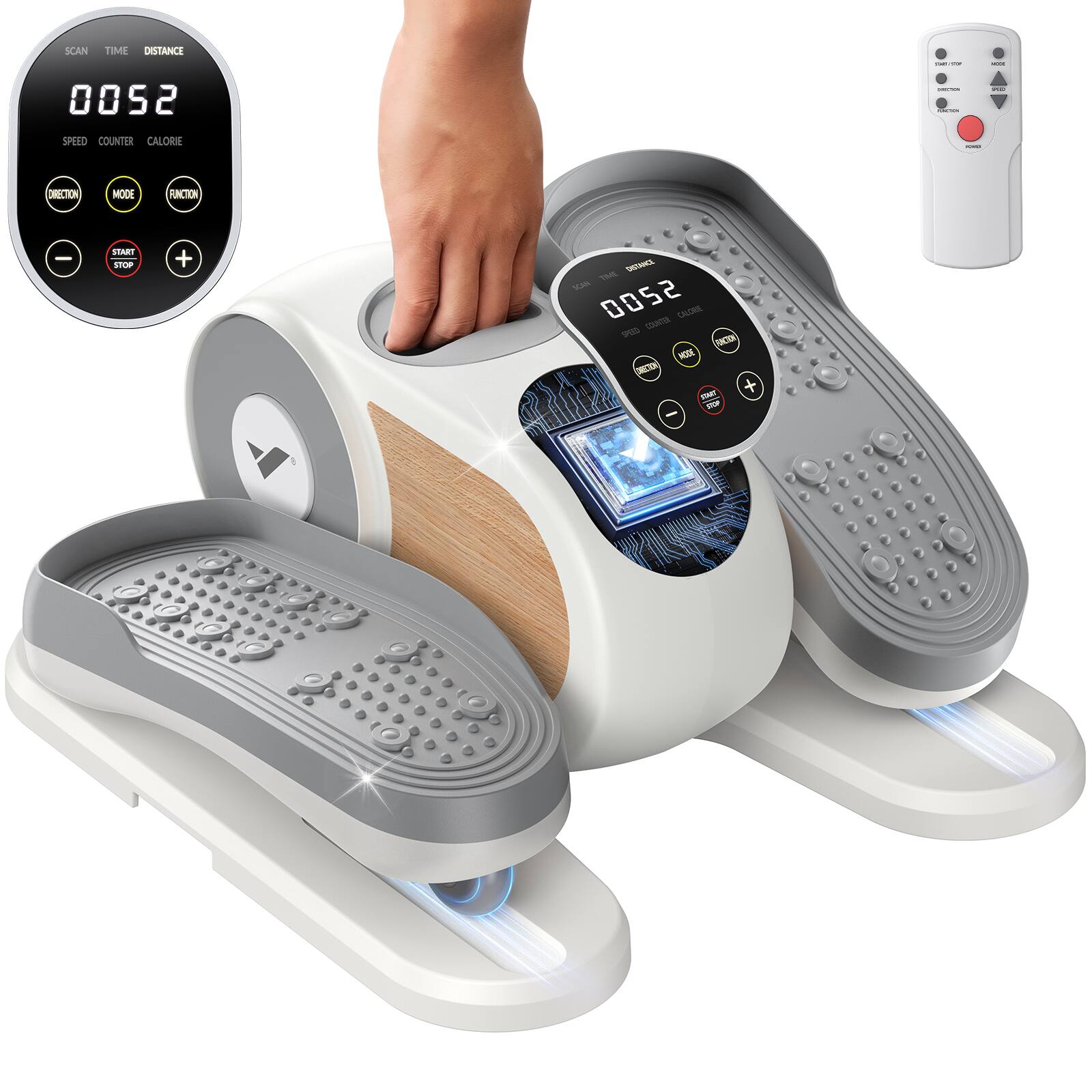 SCAN TIME DISTANCE I 0052 I SPEED COUNTER CALORIE I DIRECTION MODE FUNCTION START STOP + - 0052