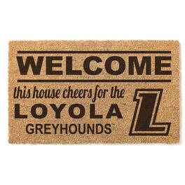 Jardine - Loyola Greyhounds 18" x 30" Welcome Doormat - Brown