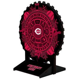 Fan Creations - Cincinnati Reds Aztec Circle Desk Calendar - Multicolor
