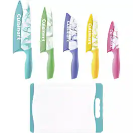 Cuisinart - Advantage Cutlery 11-Piece Cutting Board and Marble Knife Set