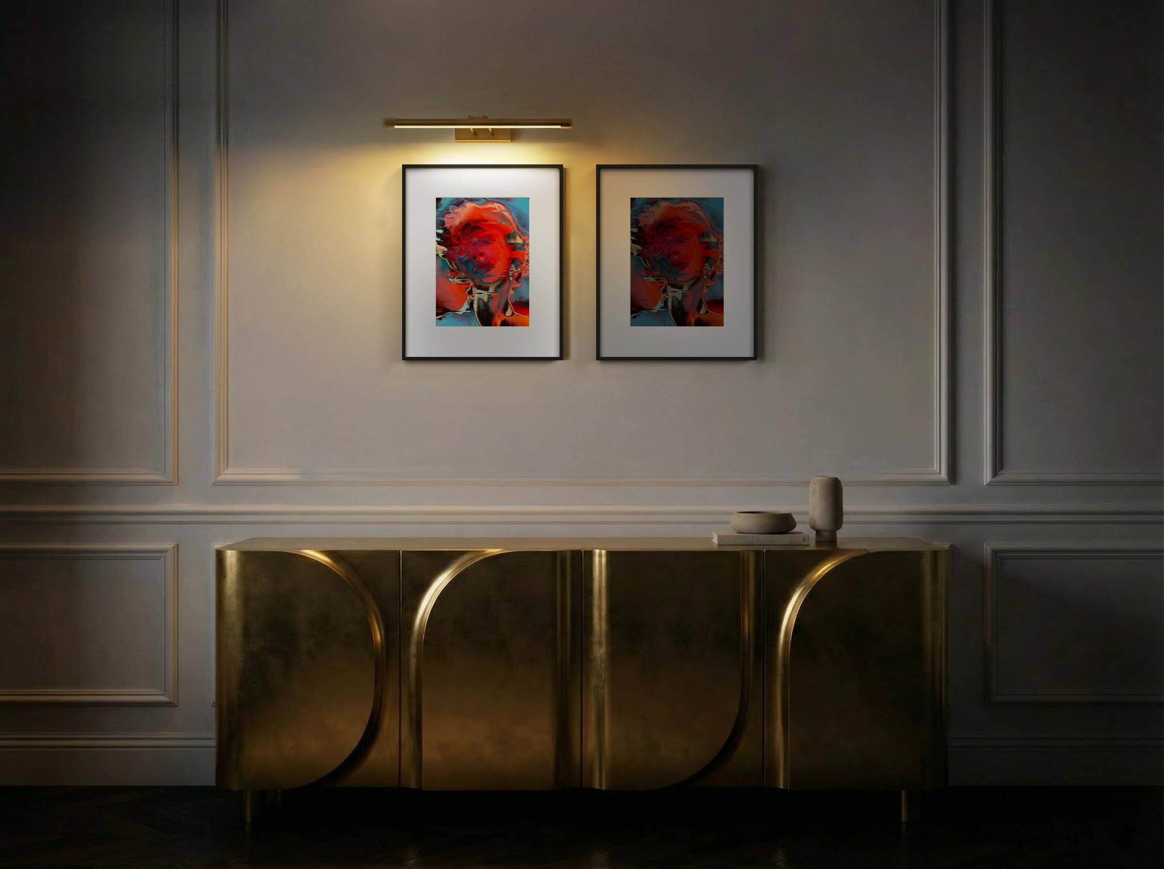 Alt View 7. InkPoster - InkPoster Affresco 13.3" - Color Screen E Ink Spectra 6 - Paper-like and Health-conscious - Thousands of Artworks in App - Black.