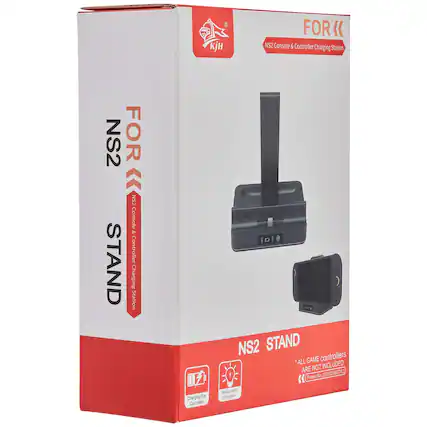 8 KjH FOR NS2 Console & Controller Charging Station
NS2 FOR NS2 Console 2 Controller STAND Charging Station
Charging For Controller
*ALL GAME controllers ARE NOT INCLUDED
Patent No 2025303557783
RGB Colorful LED Lights
